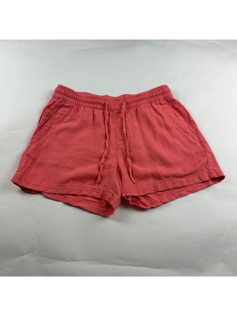 Old Navy Coral Linen Blend Pull On Shorts S